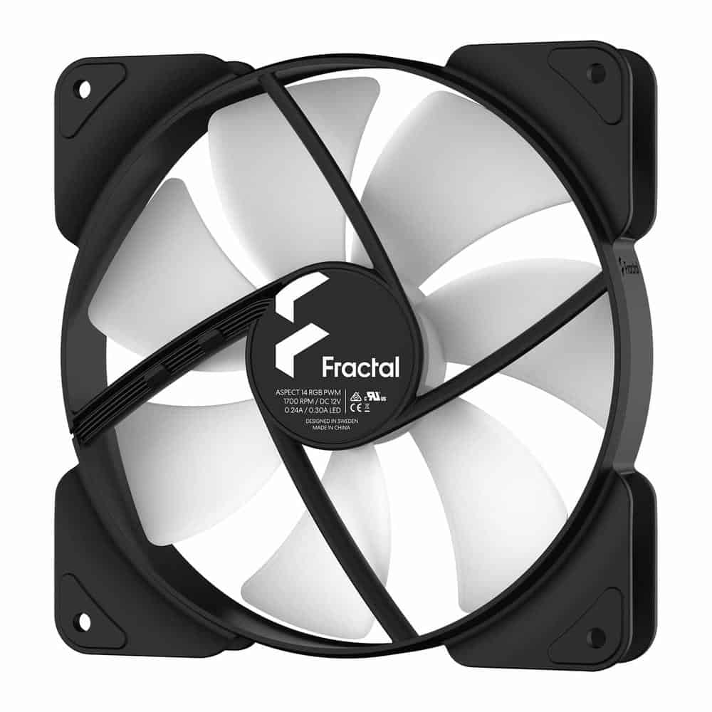 (image for) Fractal Designs Aspect 14 4-pin PWM Cooling Fan 3 Pack